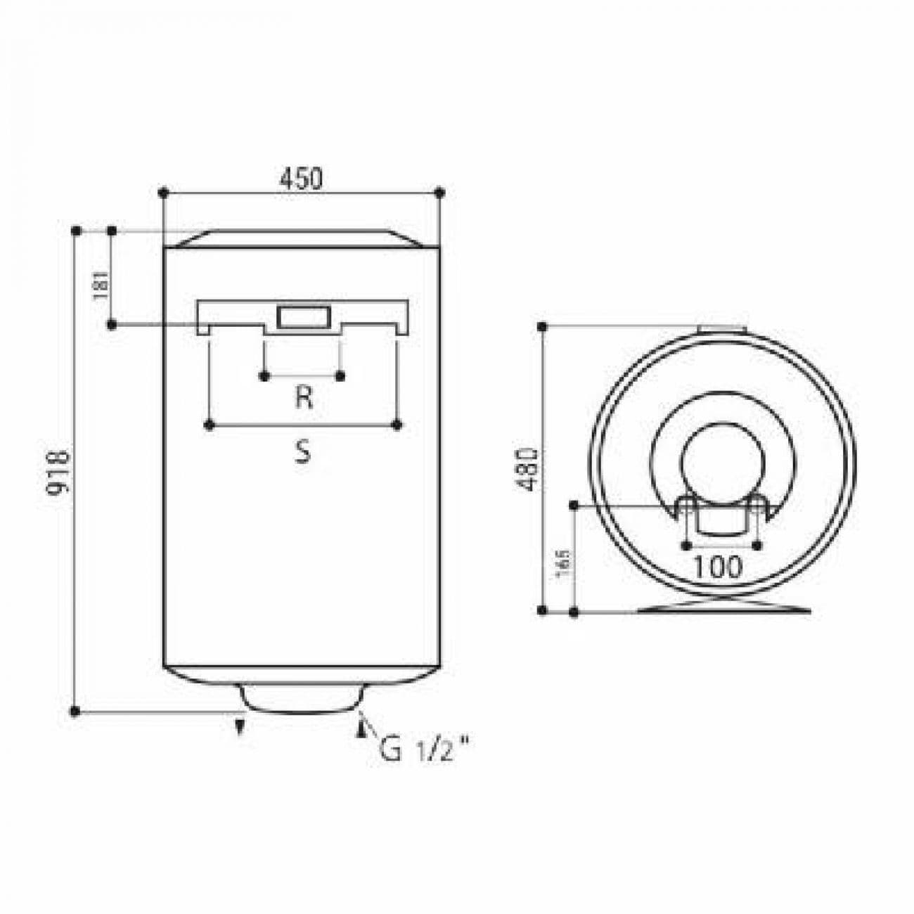 ARISTON 100L PRO R1 thumbnail 2